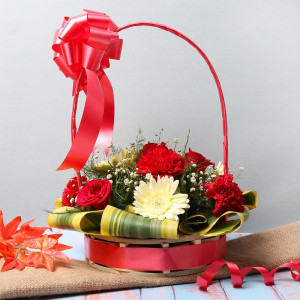 Basket of Fresh flowers