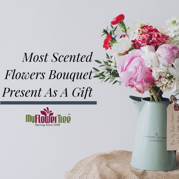 Most Scented Flowers Bouquet Present As A Gift