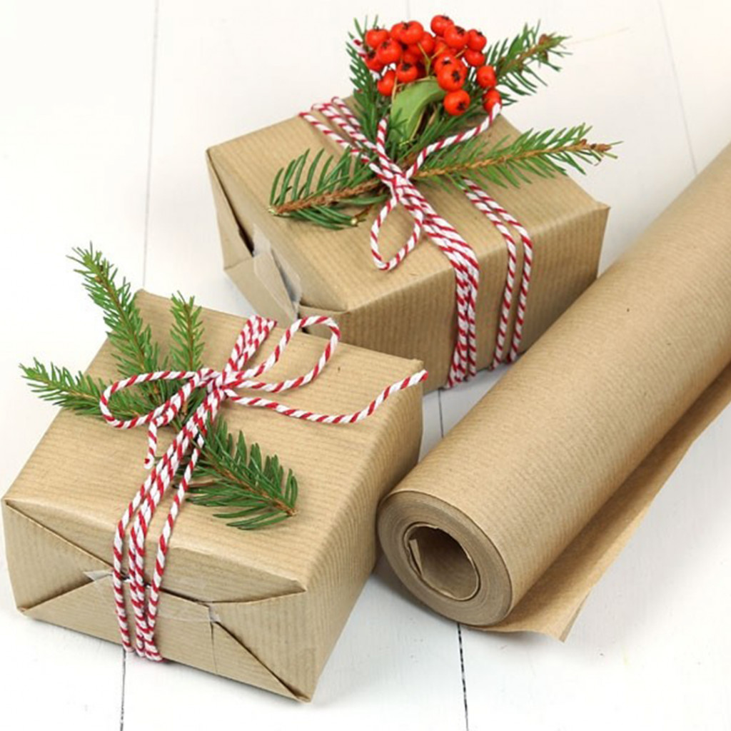 Wrap your Christmas gifts with recycled papers