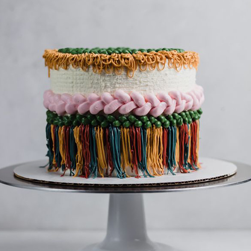 Adorable Woven Cake 