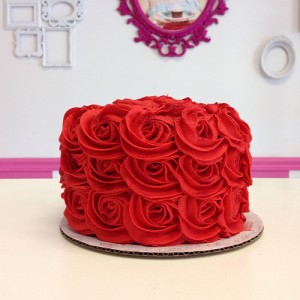 Photo Rose Cake