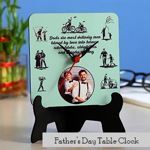 Father’s Day Table Clock