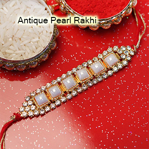 Antique Pearl Rakhi