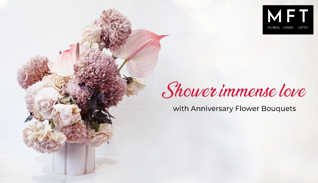 Shower Immense Love With Anniversary Flower Bouquets