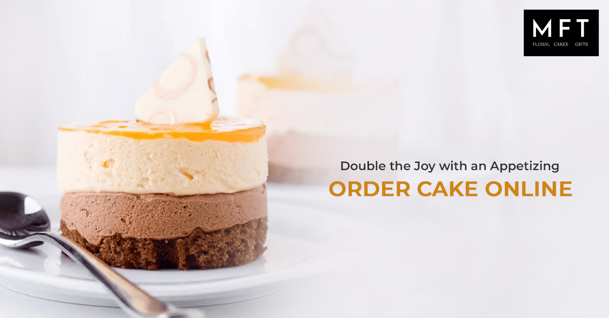 Double the joy with an appetizing order cake online