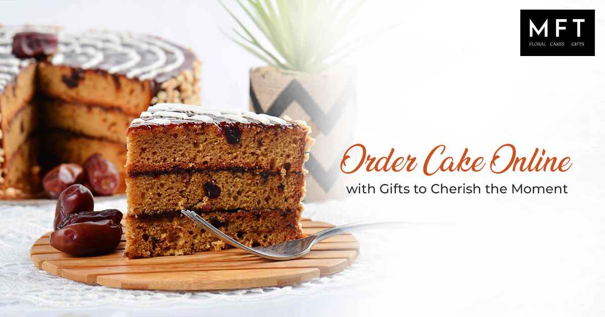 order cake online with gifts to cherish the moment