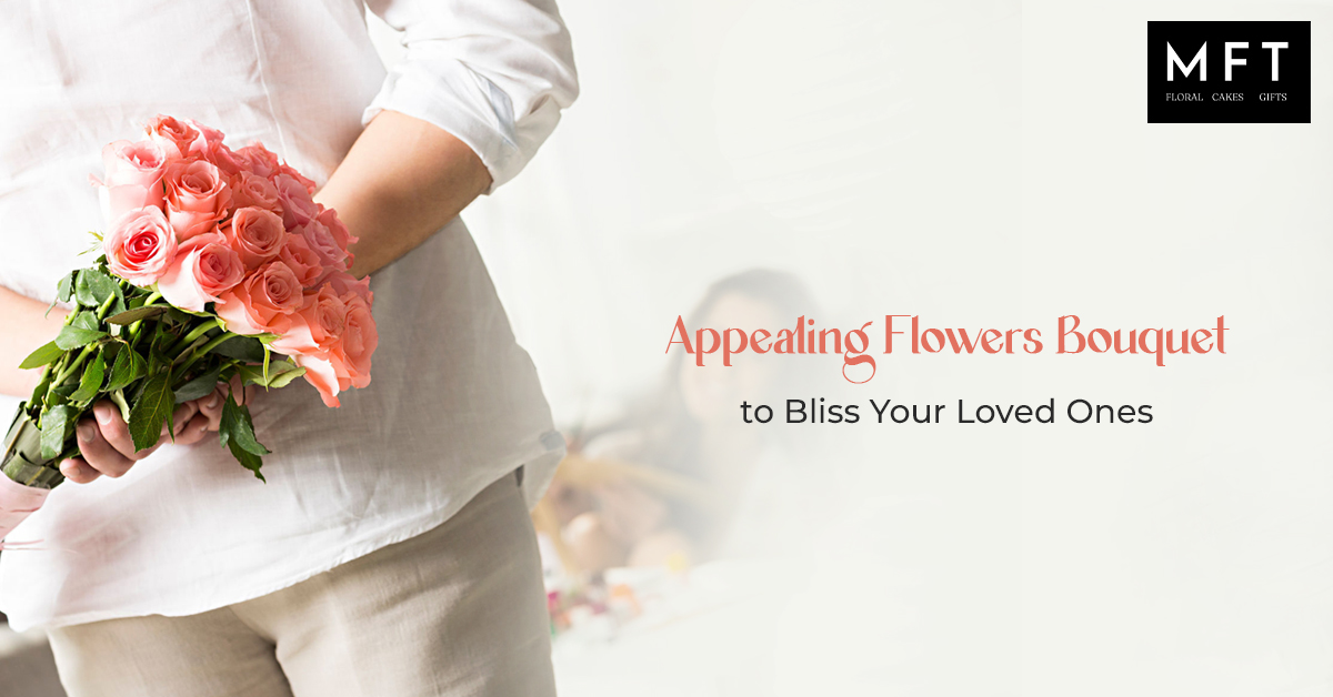 Appealing Flowers Bouquet to bliss your loved ones