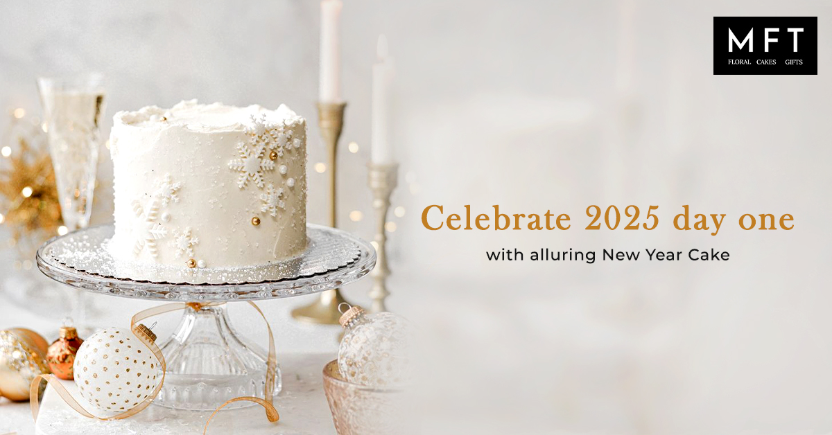 Celebrate 2025 day one with alluring New Year Cak