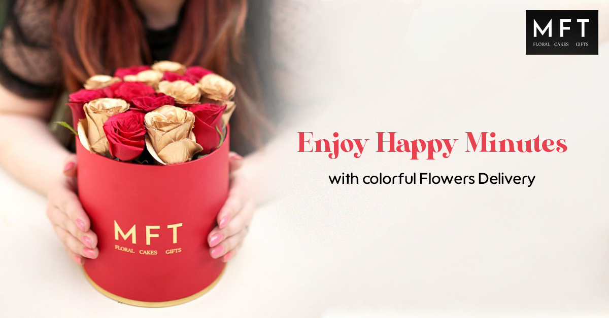 Enjoy happy minutes with colorful Flowers Delivery