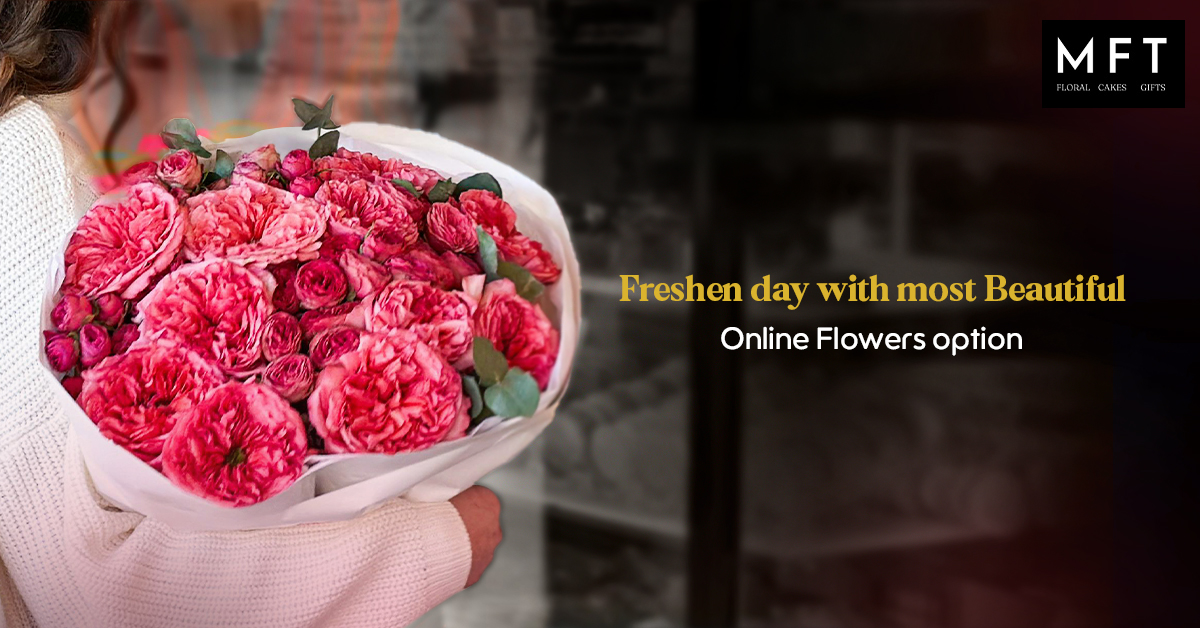 Freshen day with most beautiful Online Flowers option