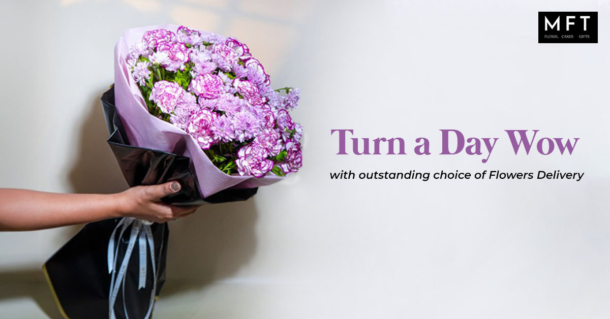 Turn a day wow with outstanding choice of Flowers Delivery