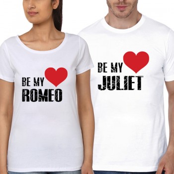 Romeo Juliet Printed Couple T Shirt