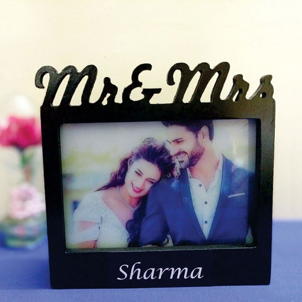 Personalised Love Frame Lamp for Couple