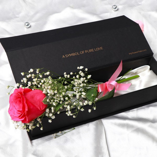 Single Rose in a Box