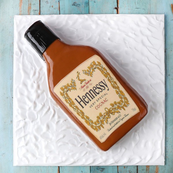 Hennessy Theme Liquor Cake