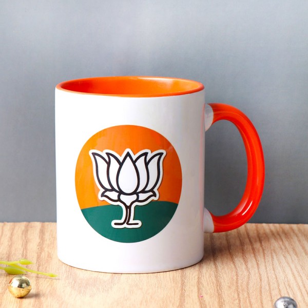 BJP Party Logo Printed Coffee Mug