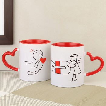 Designer Printed Coffee Mugs for Couple