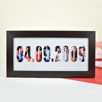 Personalised Date Photo Frame