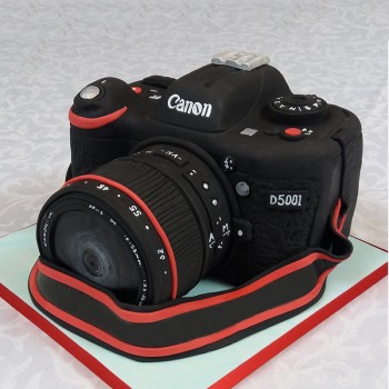 2 Kg Canon Camera Theme Designer Chocolate Fondant Cake