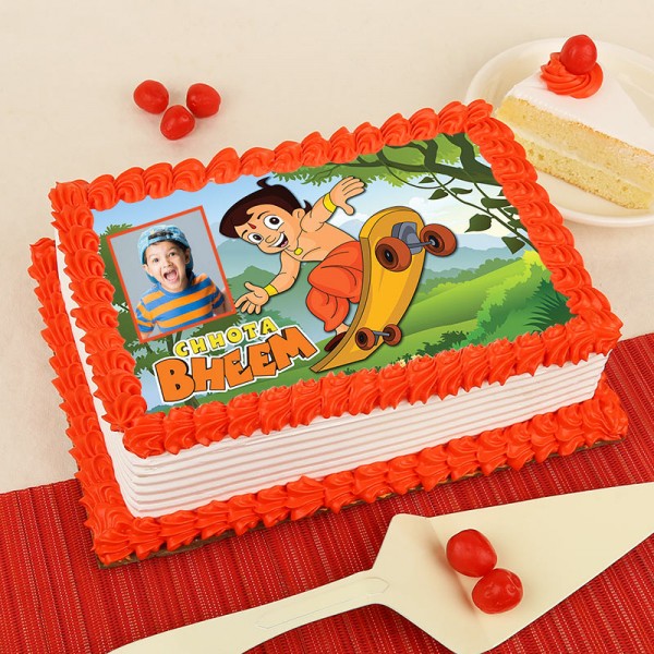 Chhota Bheem Photo Cake