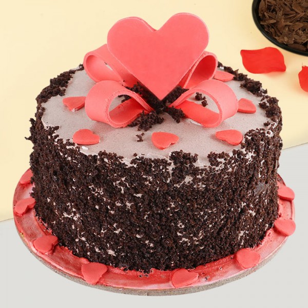 Half Kg Designer Black Forest Cake