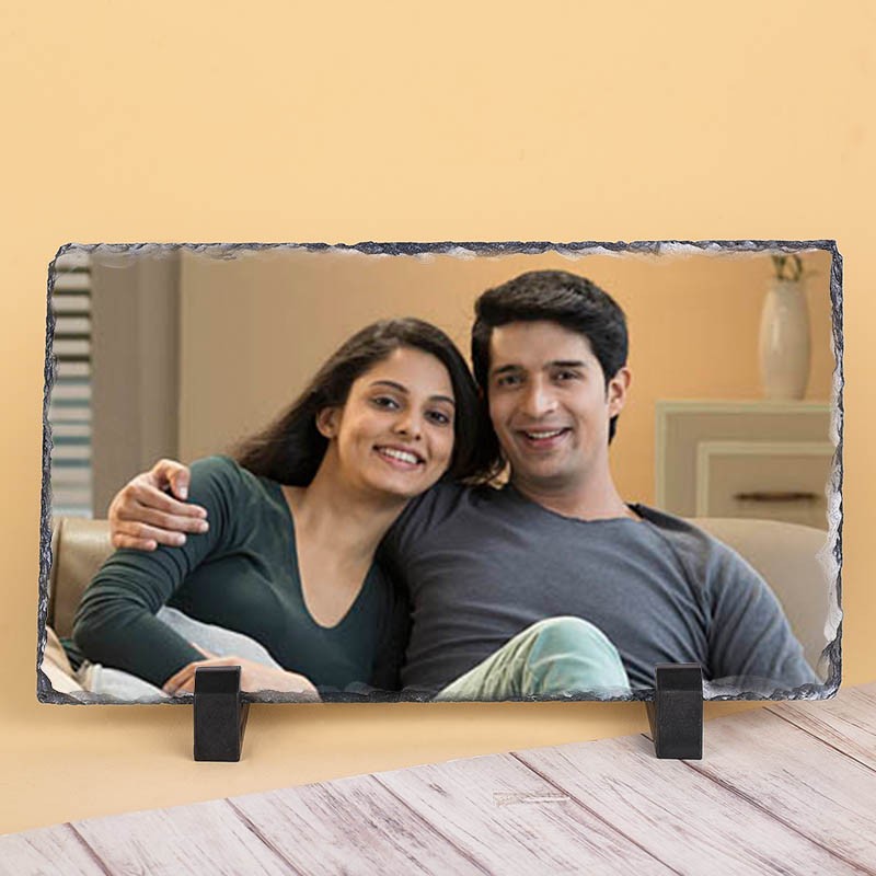 Rectangular Shape Photo Stone