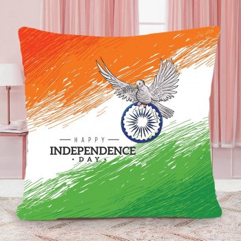 Happy Independence Day Printed Cushion