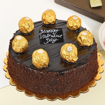 Half Kg Ferrero Rocher Chocolate Cake for Valentines Day