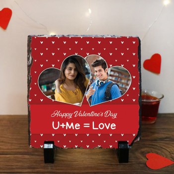 One Personalised Photo Stone for Valentines Day