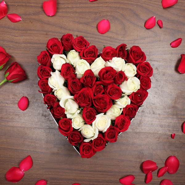 Heart Shape Luxury Collection Flowers