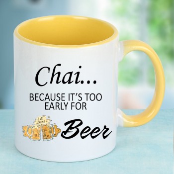 Chai Quote Printed Coffee Mug