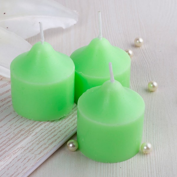 Green Color Scented Candle