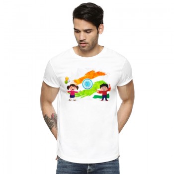 Happy Independence Day Printed T Shirt