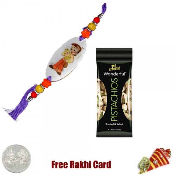 Kids Rakhi with 50 grams Pistachios