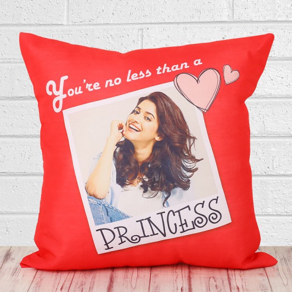 One Personalized Photo Cushion for Her