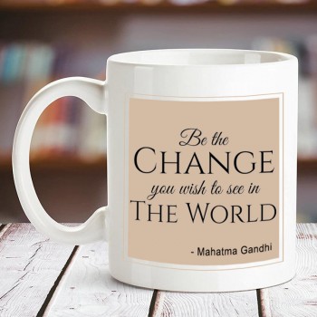 Inspirational Quote Printed Coffee Mug