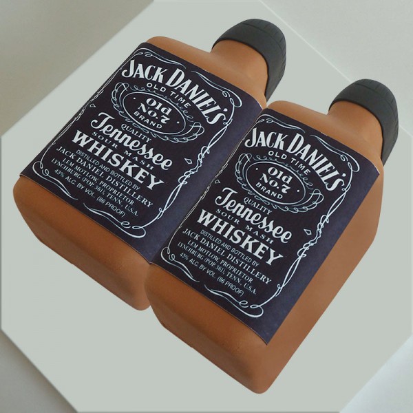 Jack Daniel Liquor Theme Cake