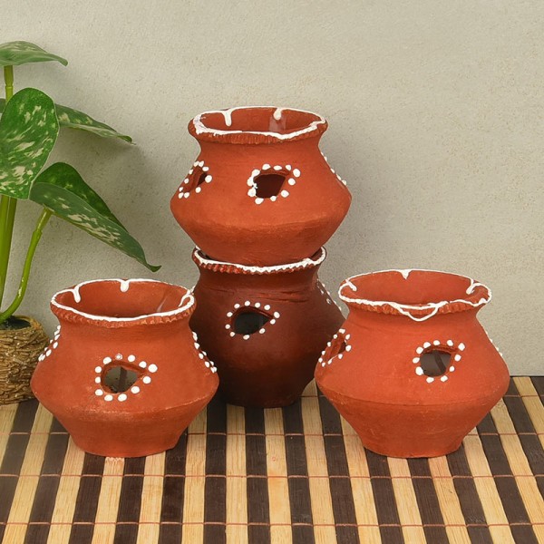 Matka Shape Candle Diyas for Diwali