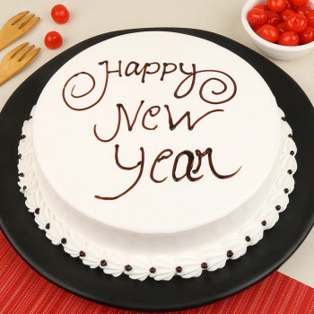 Order Fresh N Frolic New Year Cake Online, Price Rs.899 | FlowerAura
