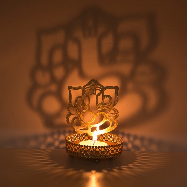 Ganesha Tea Light Candle Stand