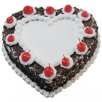 Tempting Heart-Shaped Blackforest