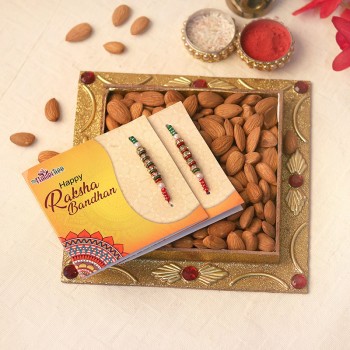 Crunchilicious Almonds Rakhi Duo