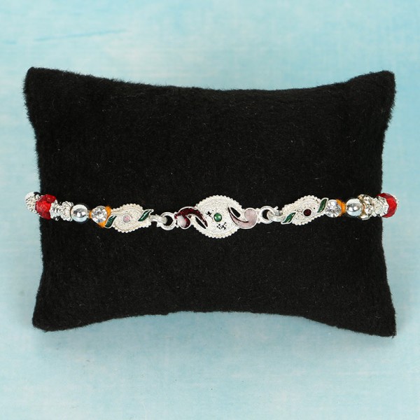 Silver Rakhi for Bhai