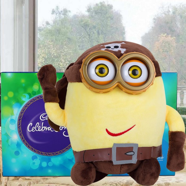 Pirate Minion Soft Toy with Cadbury Celebration