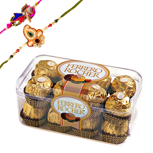 RAKHI WITH FERRERO ROCHER 
