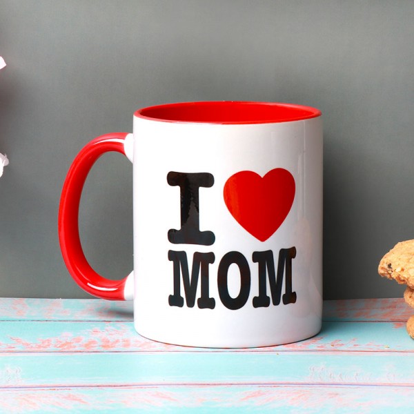 i love mom mug