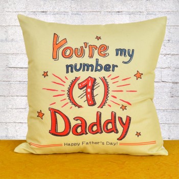 Number 1 Daddy Cushion