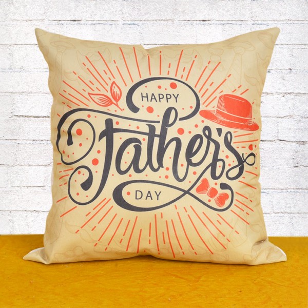 Fathers Day Celebration Cushion- MyFlowerTree