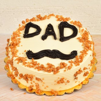 Half Kg Designer Butterscotch Cake For Dad