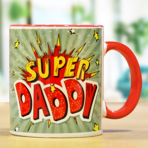 Super Daddy Printed Coffee Mug